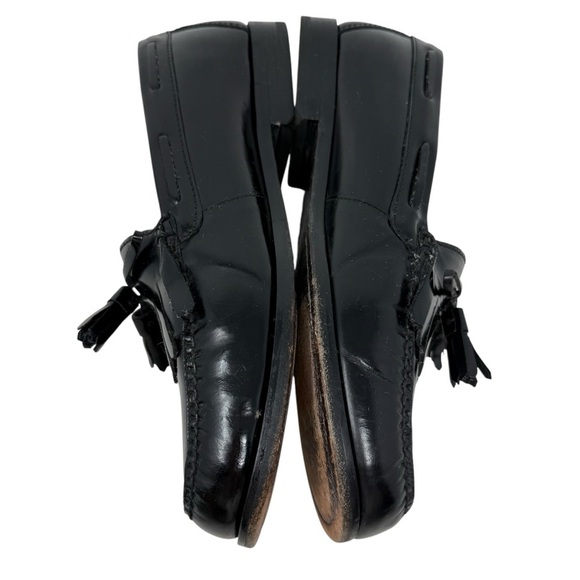 Cole Haan Classic Black Pinch Tassel Leather Loafers Mens Size 9.5 3E Extra Wide - Picture 6 of 15